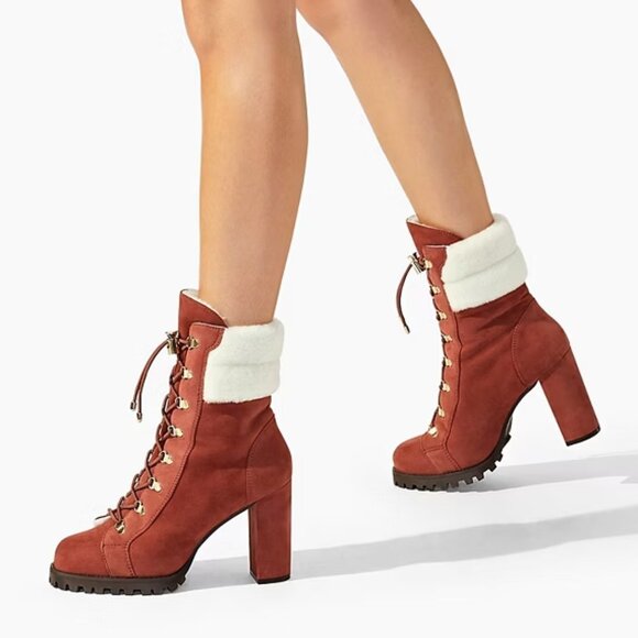 NEW STUART WEITZMAN Made In Spain Suede Rockie Chill Booties in tan 1025 15t8 - Picture 1 of 7